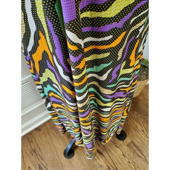 Just Love Women Multicolor Polyester Halter Neck Off Shoulder Long Maxi Dress S - Picture 4 of 12